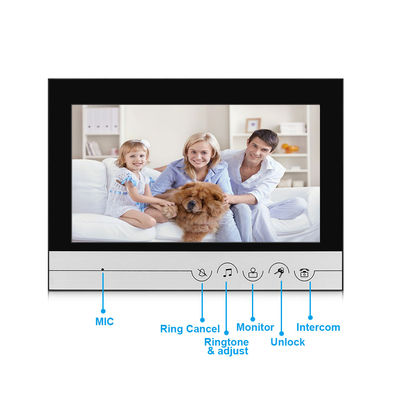 CCD CMOS Camera Security System Video Door Phone Intercom Bell For 10 Flats Building