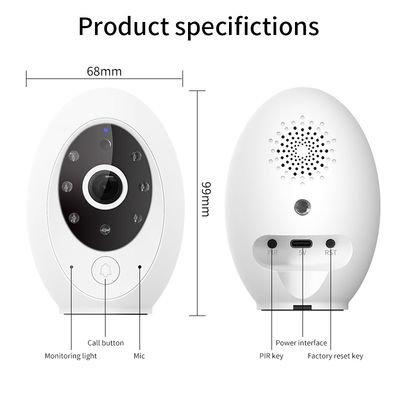 Smart 4 Wire Villa Video Intercom System APP Control For Gate Keeping Waterproof