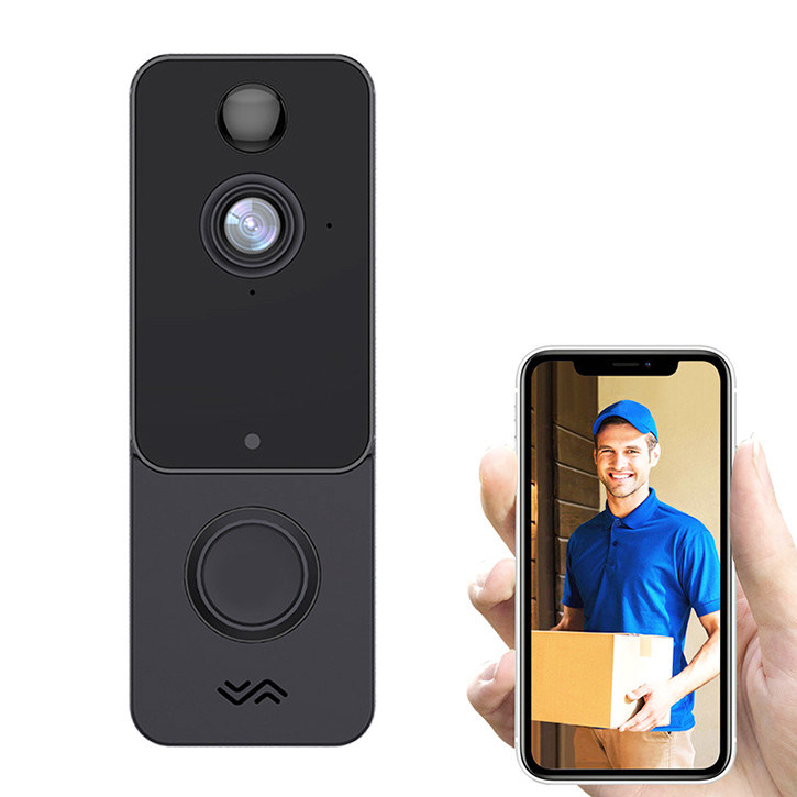 Home 1080P Wifi Video Doorbell Wireless Waterproof IP54 128G TF Card